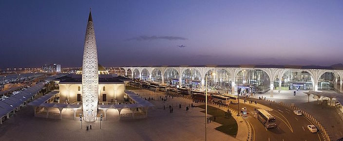 Prince Mohammad Bin Abdulaziz International Airport in Medina, Saudi Arabia.